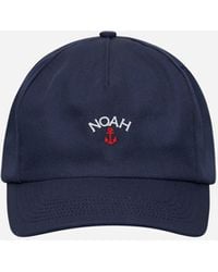Noah - Anchor Logo 5-panel Cap Navy - Lyst