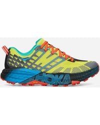 Hoka One One - Speedgoat 2 Sneakers Citrus / Blue - Lyst