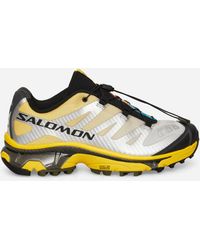 Salomon - Xt-4 Og Sneakers Silver / Black / Lemon - Lyst