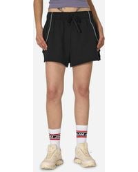 Nike - High-waisted French Terry Shorts Black / Light Pumice - Lyst