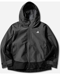 Nike - Men S Acg Mystery Lights Snow Jacket Anthracite / Black - Lyst
