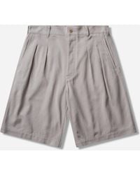 Visvim - S Bearn Chino Shorts Ivory - Lyst
