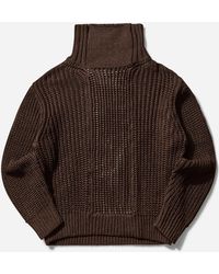 Cav Empt - Men S Twill Back Side Knit Sweater - Lyst