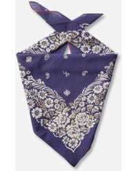 Kapital - Fastcolor Selvedge Bandana (churchill Garden) - Lyst