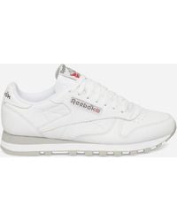 Reebok - Classic Leather Premium Sneakers / Pure Grey - Lyst