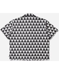 Neighborhood - Men S Triangle Pattern Hawaiian Shirt - Lyst