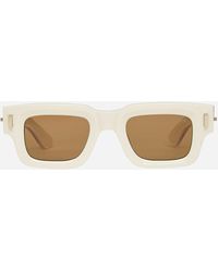 AKILA - Peace Ares Sunglasses Ivory / Brown - Lyst