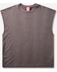 Nike - Men S In1house Essential Cut Off T-shirt Cave Stone - Lyst