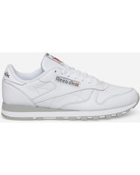 Reebok - Classic Leather Premium Sneakers / Pure Grey - Lyst