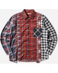 Needles - Men S 7 Cuts Flannel Shirt - Lyst