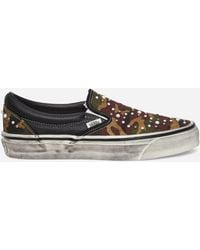 Vans - Premium Classic Slip-on Pearlized Sneakers Camo / Black - Lyst
