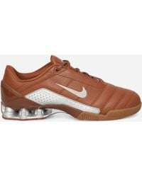 Nike - Women S T90 Shox Magia Sneakers Pecan / Metallic Silver - Lyst
