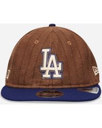 KTZ - La Dodgers Three Looms X Mlb Wool Pinstripe 9fifty Cap Dark - Lyst