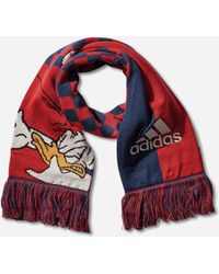 adidas - Brain Dead X Disney Scarf Better Scarlet / Victory Blue - Lyst