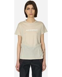 AFFXWRKS - Shoulderless T-shirt Dust - Lyst