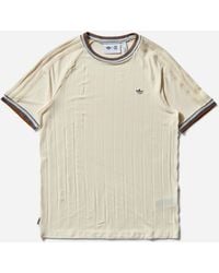 adidas - Clot By Edison Rib T-Shirt Cream - Lyst