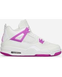 Nike - Air Jordan 4 Retro (ps) Sneakers White / Hyper Violet - Lyst