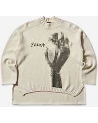 Undercover - Men S Faust Wool Sweater Off - Lyst