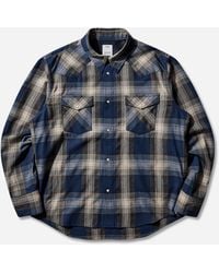 Visvim - Men S Four Corners Longsleeve Shirt - Lyst