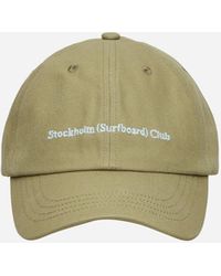 Stockholm Surfboard Club - Embroidered Logo Cap Olive - Lyst