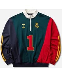 adidas - Willy Chavarria Watsonville Quarter Zip Sweatshirt Aurora Ivy - Lyst