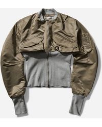 Mainline:RUS/Fr.CA/DE - Corset Ribbed Bomber Jacket Light - Lyst