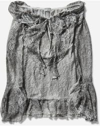 Guess - Women S Lace Corset Dress Washed Out - Lyst