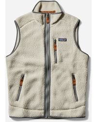 Patagonia - Retro Pile Vest Pelican - Lyst