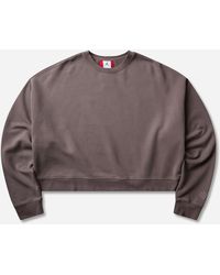 Nike - Men S In1house Crop Crewneck Sweatshirt Cave Stone - Lyst