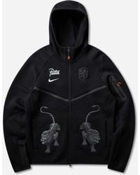 Nike - Netherlands X Patta Tech Fleece Full-zip Windrunner Hoodie Black / - Lyst