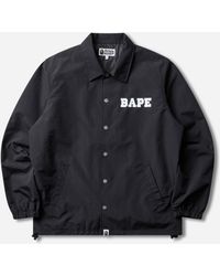 A Bathing Ape - S College Coach Jacket - Lyst