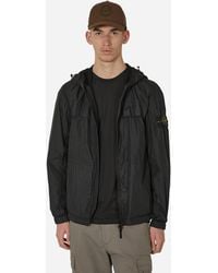 Stone Island - Garment Dyed Crinkle Reps R-ny Hooded Jacket - Lyst