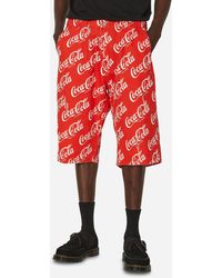 ERL - Coca-cola Printed Canvas Shorts - Lyst