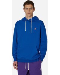 New Balance - Made In Usa Core Hooded Sweatshirt Royal Blue - Lyst