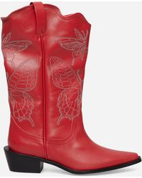 Undercover - Women S Leather Western Boots - Lyst