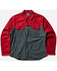 GR10K - S Field Overshirt Scarlet - Lyst