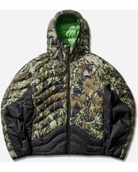 Nike - Men S Acg Lava Flow Therma-fit Adv Jacket College Grey / Black / Mean Green - Lyst