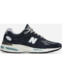 New Balance - Made In Uk 991v2 Sneakers Dark Navy / Smoked Pearl / Silver - Lyst