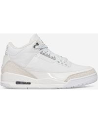 Nike - Air Jordan 3 Retro Sneakers / Silver - Lyst