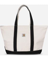 Carhartt - Canvas Beach Tote Bag Natural / Black - Lyst