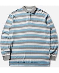 ERL - S Striped Long Sleeve Polo - Lyst