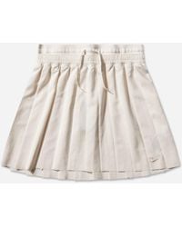 Nike - S Mid-Rise Pleated Skirt Chalk - Lyst