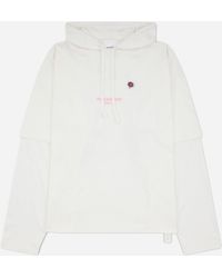 Oamc Peacemaker - Men S Dynamo Print Hooded T-shirt - Lyst