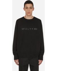 1017 ALYX 9SM - Treated Logo Crewneck Sweater - Lyst