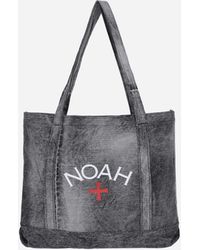 Noah - Denim Core Logo Tote Bag Acid Wash - Lyst