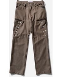Kiko Kostadinov - Men S Inex Snap Trousers Oak / Java - Lyst