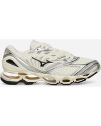 Mizuno - Wave Prophecy Ls Sneakers Pristine / Silver - Lyst