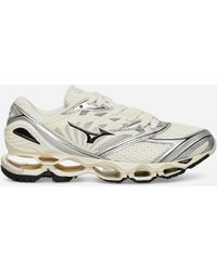 Mizuno - Wave Prophecy Ls Sneakers Pristine / Silver - Lyst
