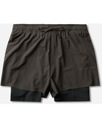 On Shoes - Post Archive Facti (Paf) Zero 2-In-1 Shorts Molasses - Lyst