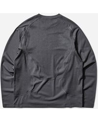Satisfy - Fuzzfleece Octa Longsleeve T-Shirt Dark Shadow - Lyst